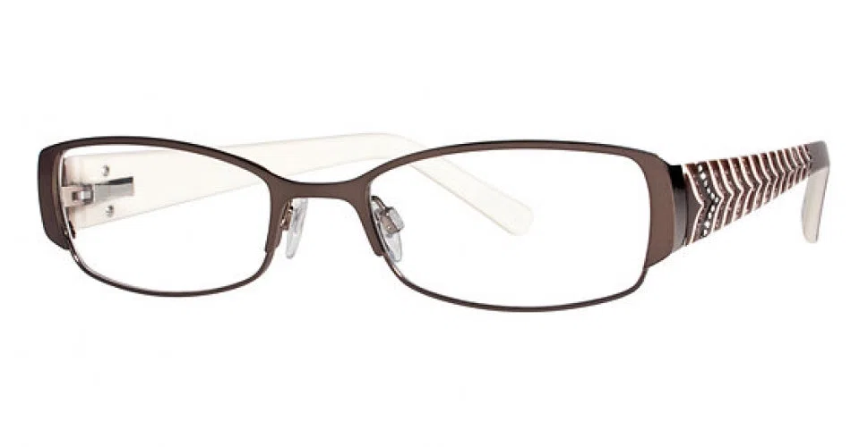 Daisy Fuentes DFSavanna Eyeglasses - Brown - view 3